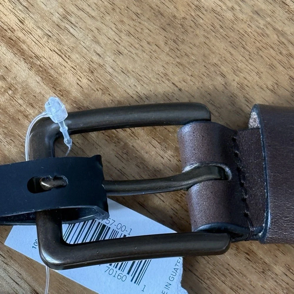 Banana Republic Genuine Brown Leather‎ Belt Men's Size 38 Casual Everyday NWT